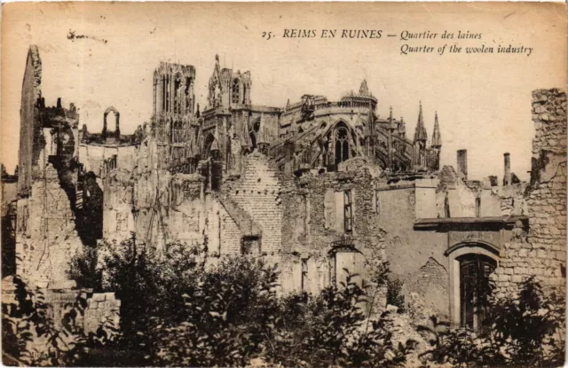 CPA Militaire, Reims en Ruines (277637)