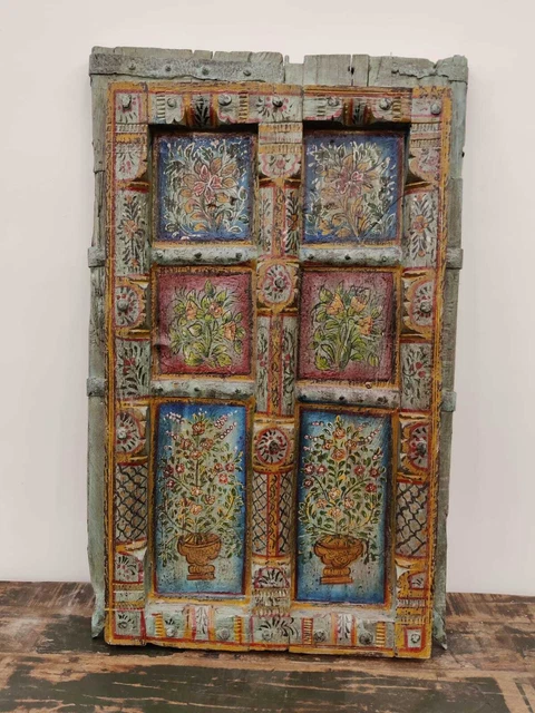 old used Vintage wooden doors window shutter reclaimed doors M706