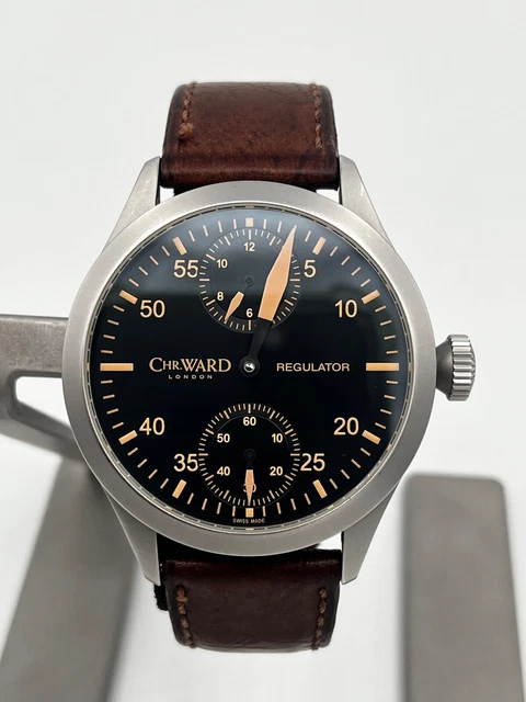 CHRISTOPHER WARD C8 P2725 automatic 44mm DLC pilot watch RRP 650