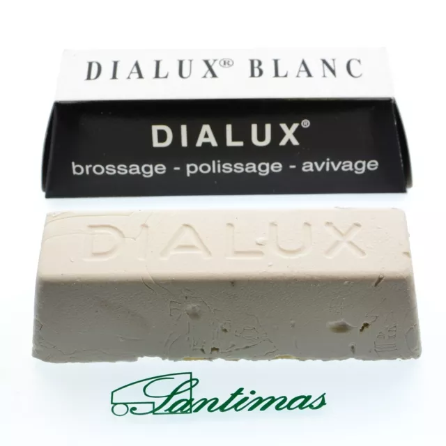 One Bar Of White Dialux ( Blanc ) Jewelers Polishing Compound Rouge - Paste