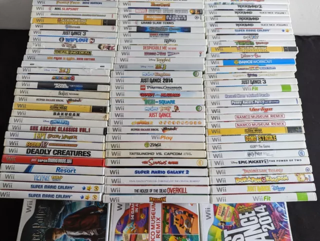 NWG - Wii Nintendo Wii Video Games (MAKE YOUR OWN BUNDLE)(PICK YOUR GAMES)