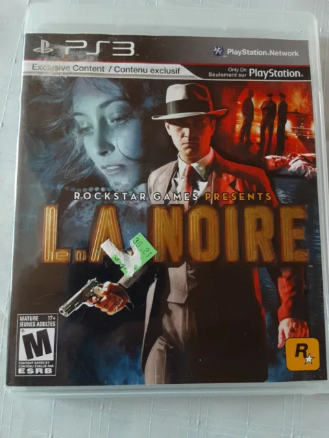L.A. Noire (Sony PlayStation 3, 2011)-Complete In Box Very Good Condition