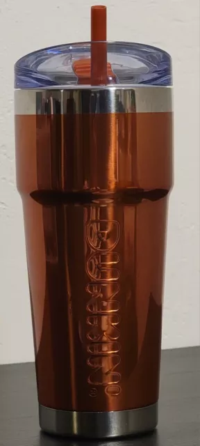 Dunkin Donuts Americana Travel Tumbler - 24oz - Copper - NWT