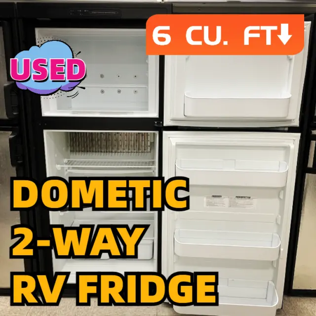 DOMETIC DM2652RB-U-Refrigerator / Freezer; Americana II; Dual Compartment 2 Door