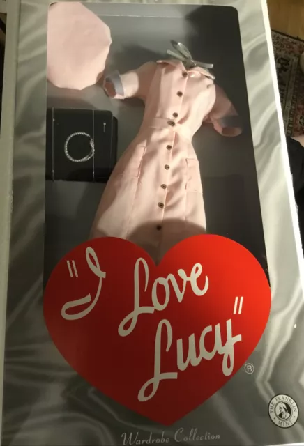 RARE Franklin Mint Lucille Ball Wardrob I Love Lucy Chocolate Factory Dress MIB