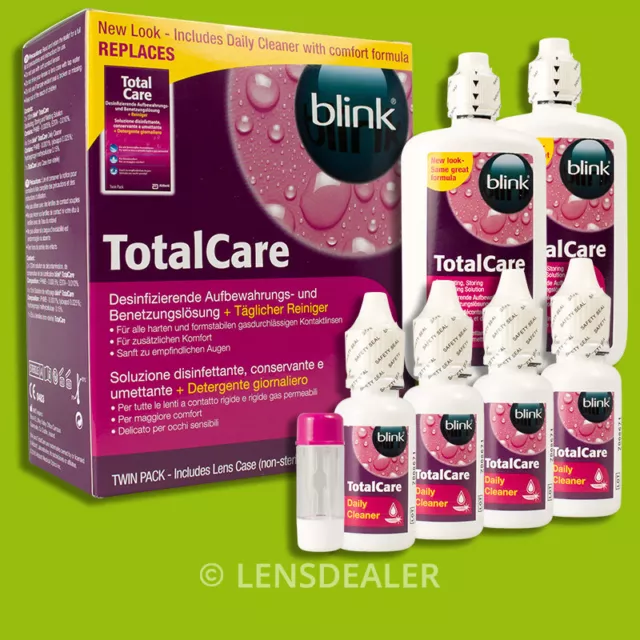 Blink Total Care Twin Pack Multipack 2 x Lösung 4 x Reiniger 1 x Behälter Kon...