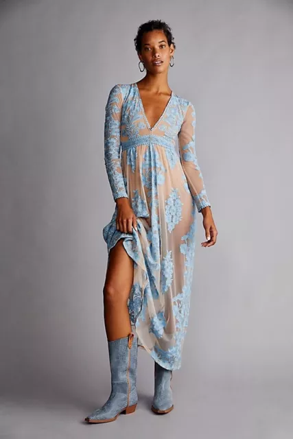 NWT Free People For Love & Lemons Temecula Maxi Dress Size M