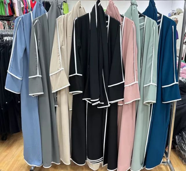 abaya hijab kleid damen