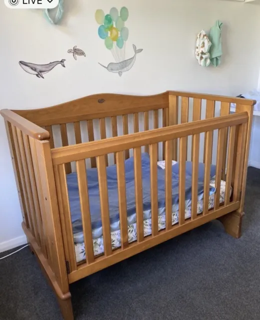 Large wooden Boori cot in good condition