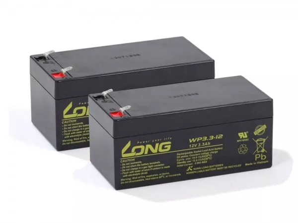 Batteria compatibile Dent-O-Lift E Lift S 24V 2x 12V 3,3Ah AGM batteria medica piombo