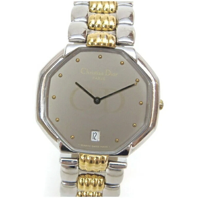 Christian Dior Quartz D45 204 Grey Disc  Used