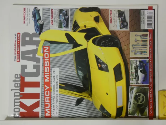 Complete Kitcar magazineFebruary 2015 Murcielago Marcos JBA Falcon