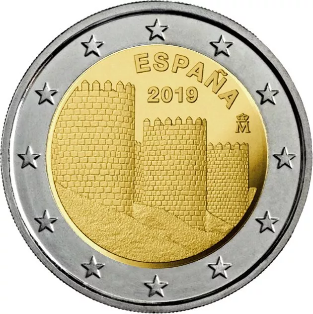 España 2 Euros 2019 - Murallas De Avila  -