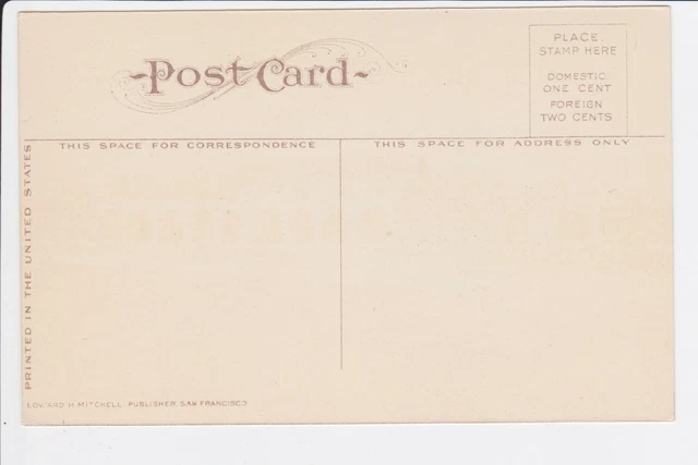 Santa Barbara Calif Southern Pacific RR Depot Postcard Coast Line SPRR UN-POSTED 2
