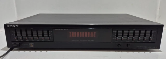 Égaliseur graphique Sony 7 bandes SEQ-711 RARE VINTAGE