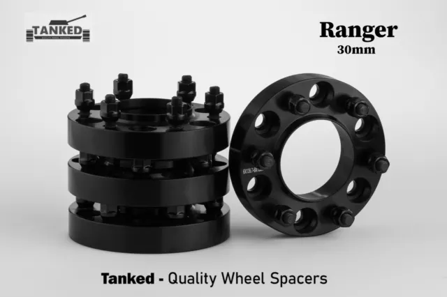 Ford Raptor  Wheel Spacers  Hub Centric 93.1 Centre 30 mm Vehicle Specific  x 4