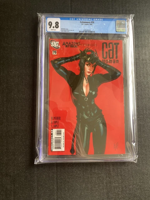 Catwoman #70 - CGC 9.8 - Adam Hughes Cover - DC Comics
