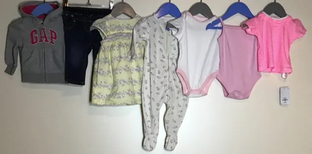 Pacchetto vestiti per bambine età 3-6 mesi F&F Next Primark Gap
