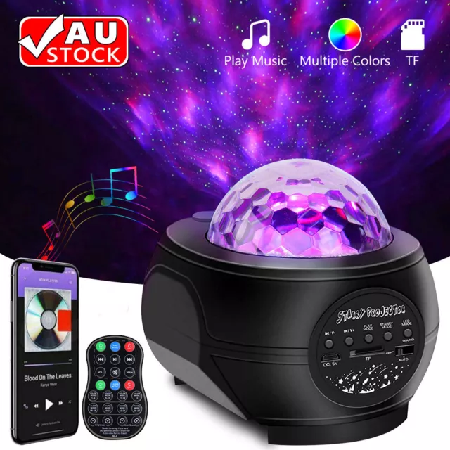 LED Starry Sky Star Projector Night Light 3D Aurora Nebula Lamp Galaxy Baby Kids