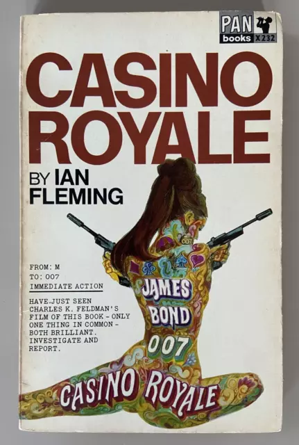 Casino Royale | Ian Fleming, James Bond | Pan X232 1965 Film Tie In | Vintage
