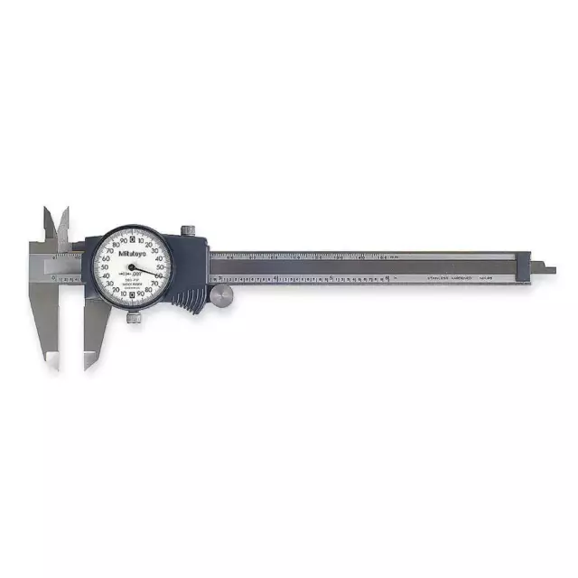 MITUTOYO 505-740J Dial Caliper,0-6 In,Dial A