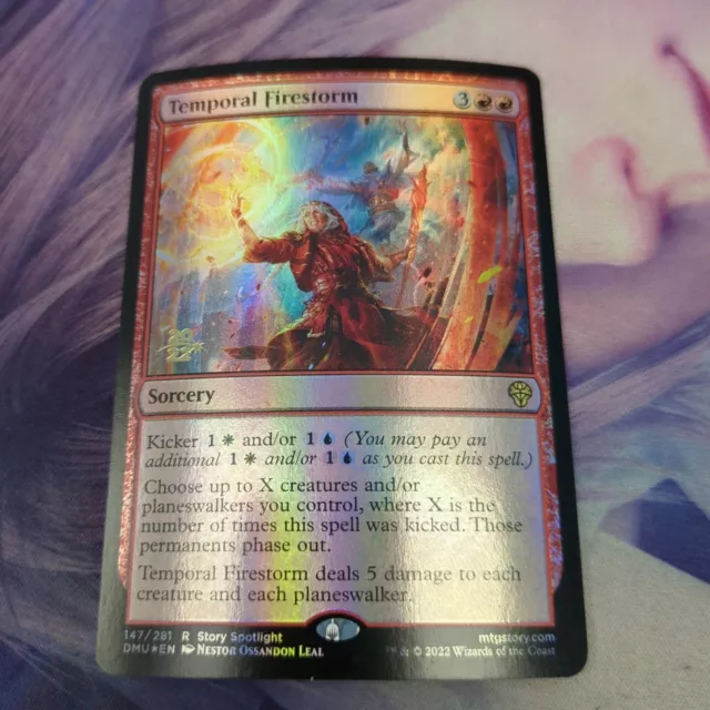 Magic The Gathering Dominaria United Temporal Firestorm 147/281 Foil