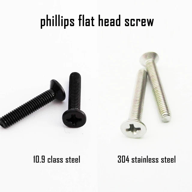 50X M2 M3 M4 Hex Socket Allen Cap Button Flat Phillips Round Pan Head Screw Bolt
