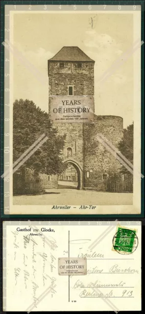 Orig. AK Ahrtor Ahrhutstraße Bad Neuenahr-Ahrweiler Rheinland-Pfalz 1926 gelau