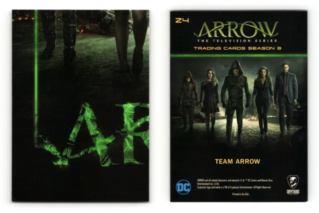 Team Arrow #Z4 Arrow Season 3 Cryptozoic 2017 Chase Card