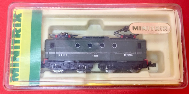 Minitrix 2033 - Locomotive Électrique DB 144 083-3 - Échelle N - Neuve En Boîte