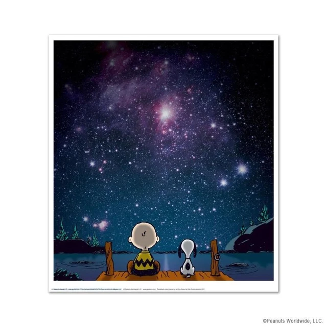 Peanuts" Stars" Charlie Marrón Snoopy Mano Numerados Lim Ed Schulz Fino Estampa