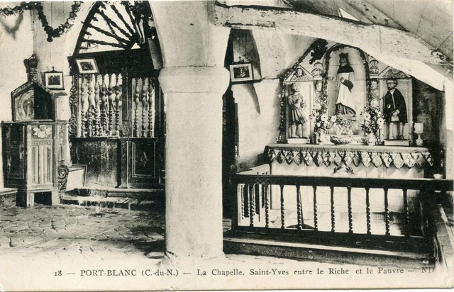 Postcard / Port Blanc La Chapelle Saint Yves Between Rich And Poor