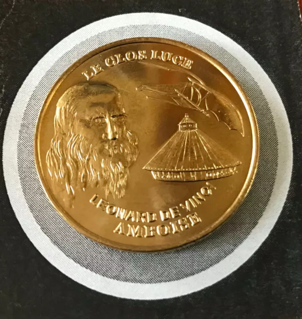 Monnaie De Paris Medaille Jeton Touristique Evm Mdp Leonard De Vinci 2009 Luce