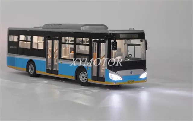 1:43 Scale Skoda 706 Krosa Bus Car Model Beijing Public Transport Classic  Car Model Bar Decoration Static Hobby Collection Toys