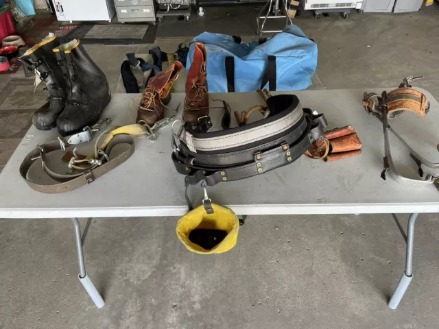 Lineman climbing gear