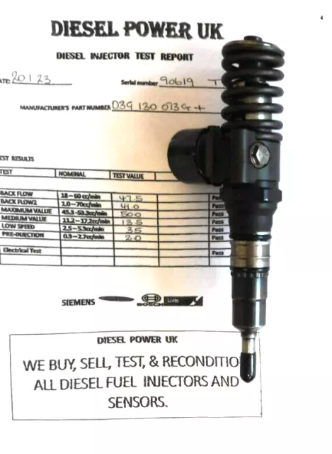 Vw  Audi Seat 2.0 Tdi 140Ps Bkd - Diesel Injector 03G130073G + / 0414720404