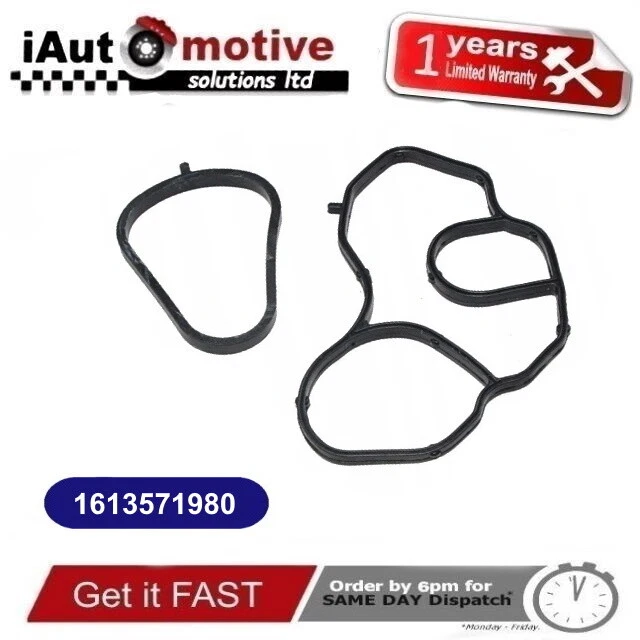 CITROEN PEUGEOT OIL Filter Housing Gaskets 1.4, 1.6 1103P9, 1613571980 ...