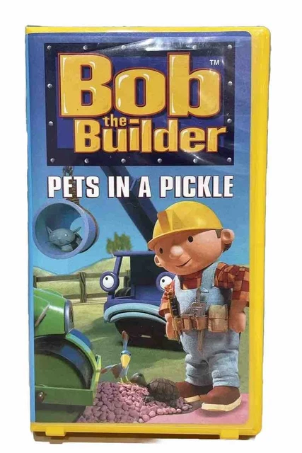 BOB THE BUILDER VHS Pets in a Pickle Rare Hard Clamshell Case 2001 VTG ...