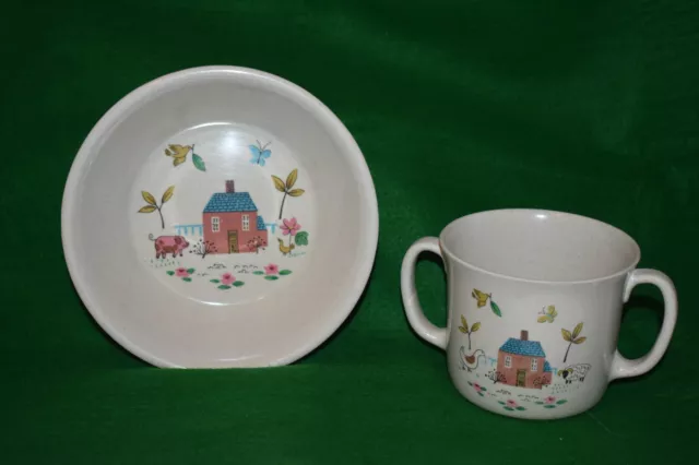 International Heartland Child's Melamine Set - Bowl & Cup