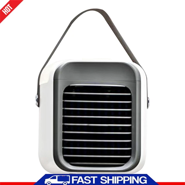 Personal Air Cooler Evaporative Air Conditioner Desk Cooling Fans (White) ?