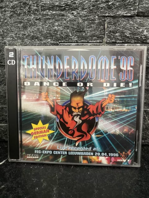 THUNDERDOME 96 Dance Or Die! 2 CD Hardcore Techno Gabber DJ Gizmo Delirium ID&T