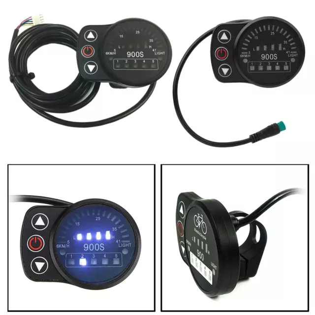 E-Bike Display für KT-LED900S Display, 24/36/48V Display Kleines und leichtes