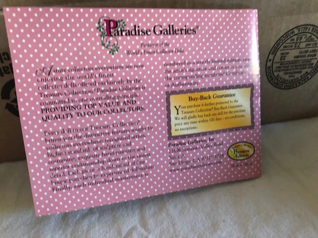 2004 20" Paradise Galleries Treasury Collection "Catherine" Baby Doll 11