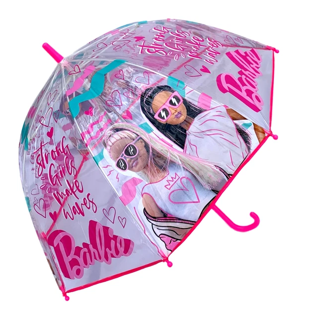 Ombrello Campana Trasparente Barbie Bambina - Bb00011