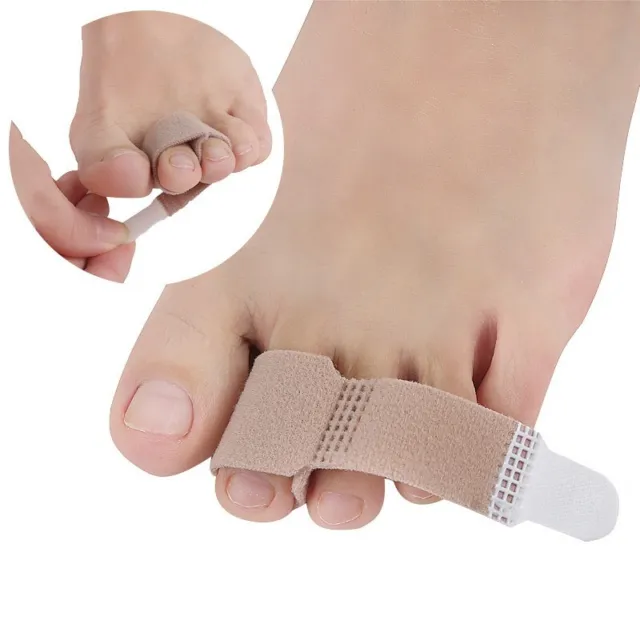 Vendaje enderezado del dedo del pie con material suave envoltura del dedo del pie para martillos