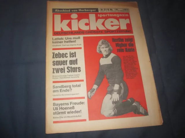 Kicker 5.5.1977 37/77 Norbert Nigbur Hertha BSC Berlin