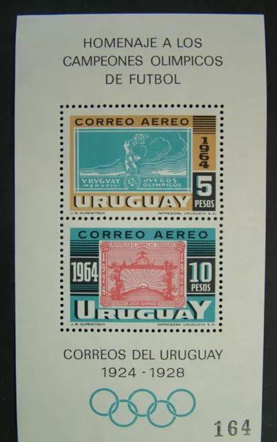 Uruguay 1964 Jeux Olympiques de Tokyo Paquet MNH