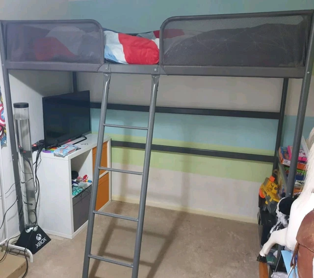 IKEA TUFFING METAL Bed Frame Single Loft Bed £70.00 PicClick UK
