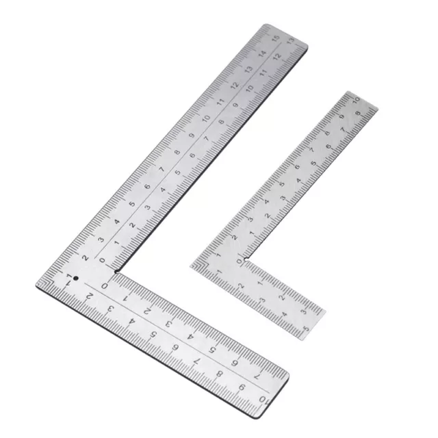 L Shaped Ruler Carpenters Square Framing Ruler Stainless Steel Right Angle Ruler