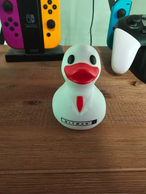 Hitman 2 Agent 47 Rubber Bath Duck from Gamescom 2018 Xbox One PS4 Rare Promo